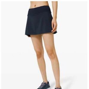 LULULEMON Play Off the Pleats Skirt Navy Blue